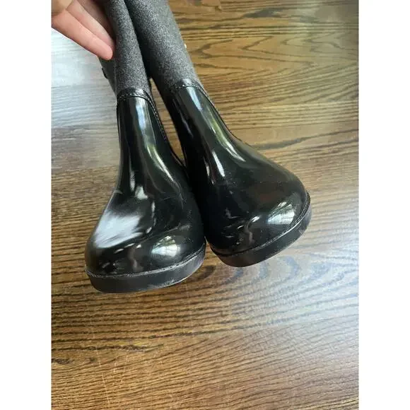 Michael Kors women rubber knee high boots size 8 - Picture 12 of 12